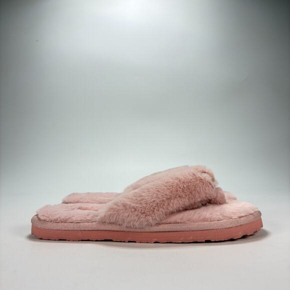 Puma Fluff Flip BX Pink Lightweight Flip Flop Faux Fur Slippers Women's Size 5 - Picture 1 of 8